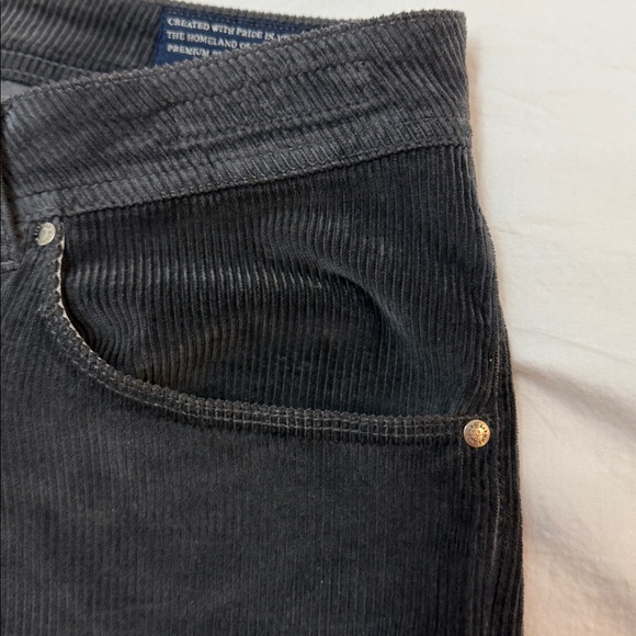 Barmas 5 Pocket Jean Cut Pants Size 38 US In Black Cotton Blend Corduroy - Picture 13 of 14